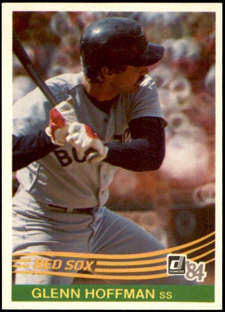 Glenn Hoffman #606 Baseball Cards 1984 Donruss