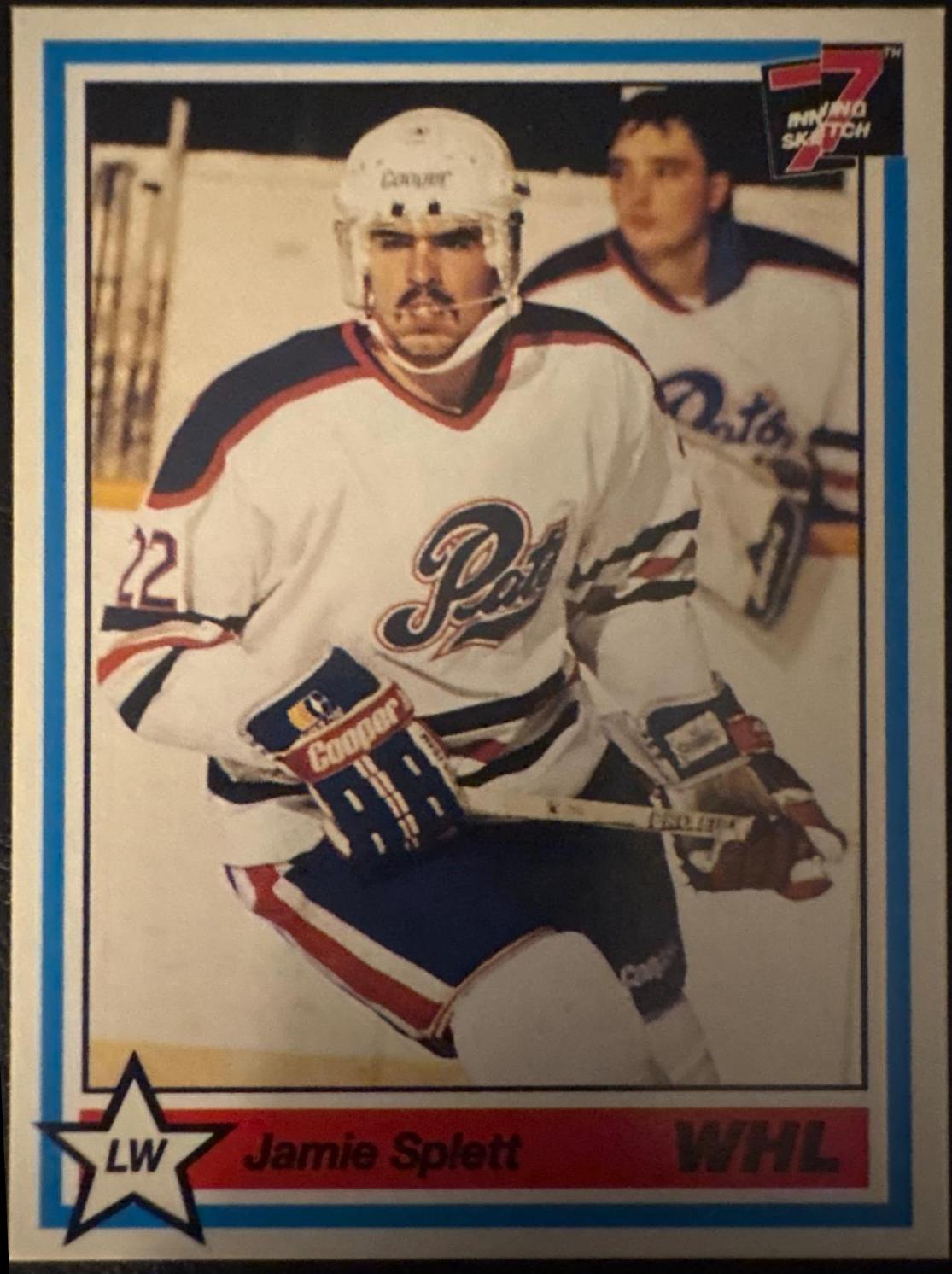 Jamie Splett #178 1990 7th Inning Sketch Whl Hockey