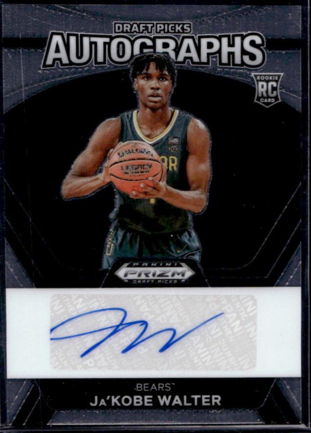 Ja'Kobe Walter #DPA-JKW Basketball Cards 2024 Prizm Draft Picks Autograph