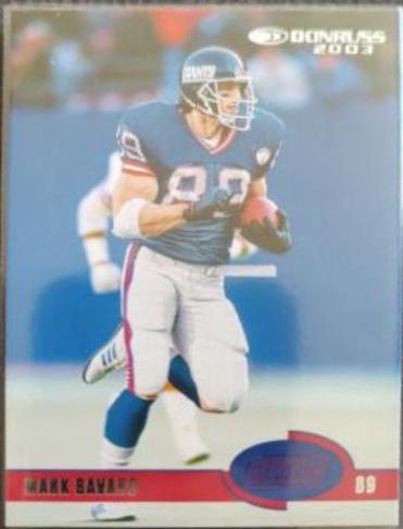 Mark Bavaro #24 Football Cards 2023 Panini Donruss Retro 2003