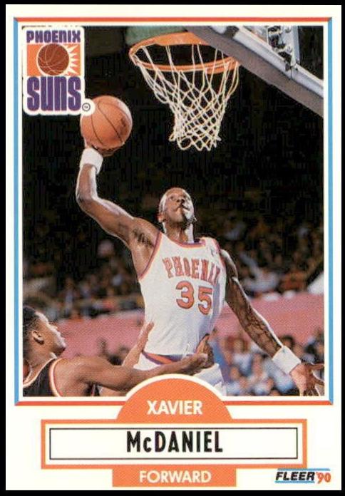Xavier McDaniel #U-77 Basketball Cards 1990 Fleer Update