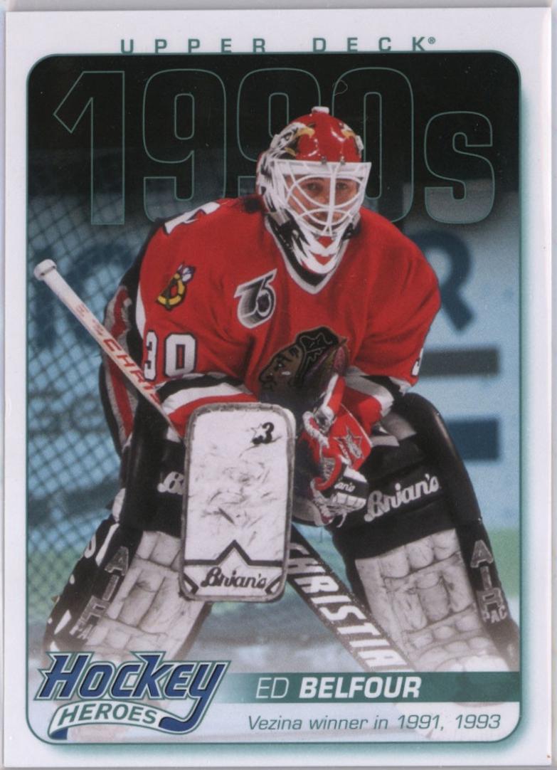 Ed Belfour #HH56 2013 Upper Deck Hockey Heroes