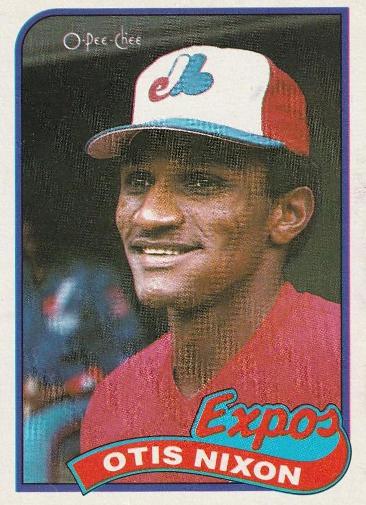 Otis Nixon #54 Baseball Cards 1989 O Pee Chee