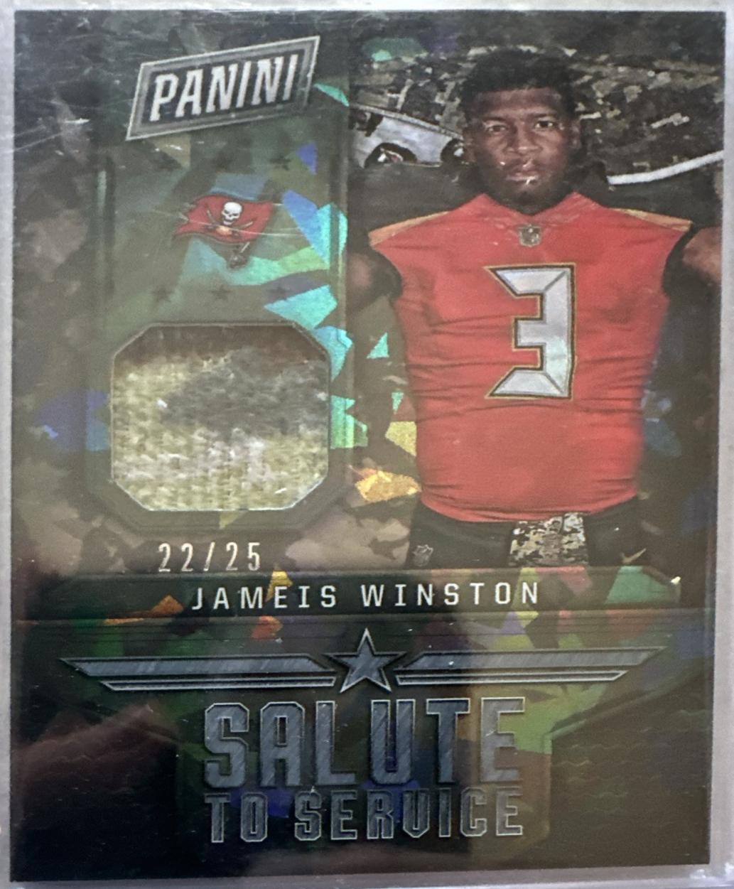 Jameis Winston #SS-JWS Football Cards 2017 Panini Black Friday Salute to Service