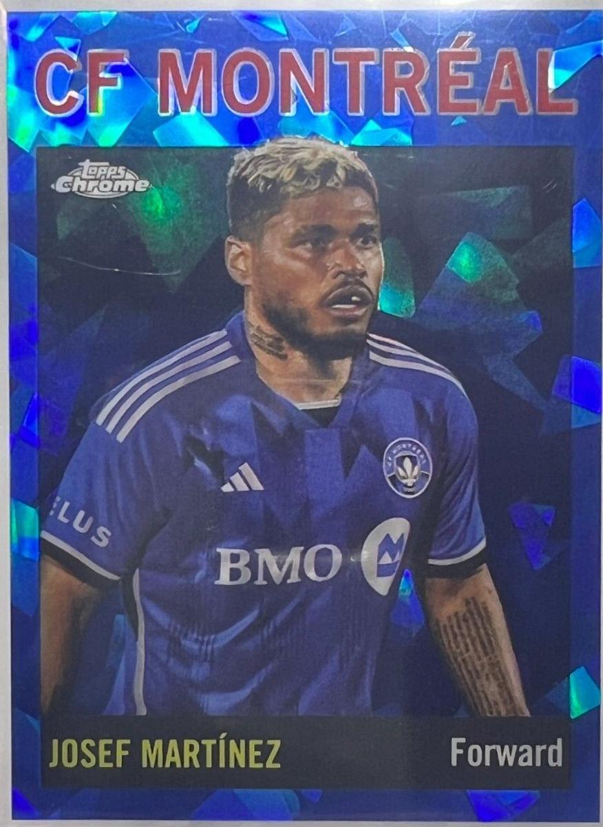Josef Martinez #64T-19 Soccer Cards 2024 Topps Chrome Sapphire MLS 1964 Football