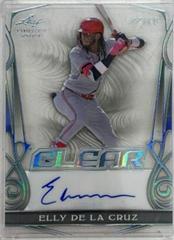2023 Leaf マシュー・ルイス 直筆サインカード Elly De La Cruz [Platinum] #BA-EC1 Prices | 2023 Leaf Trinity Base