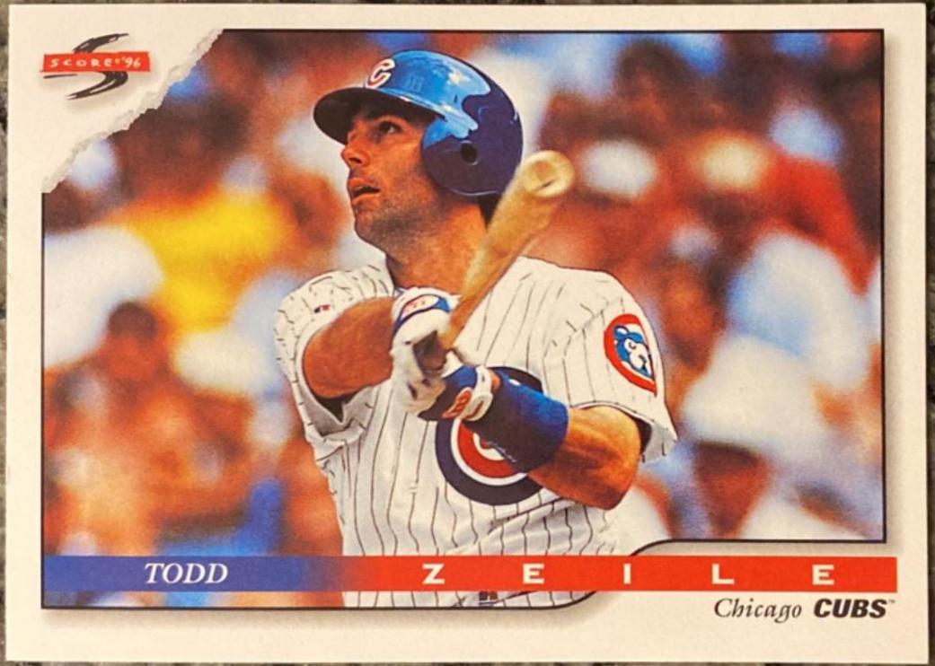 Todd Zeile #402 Baseball Cards 1996 Score