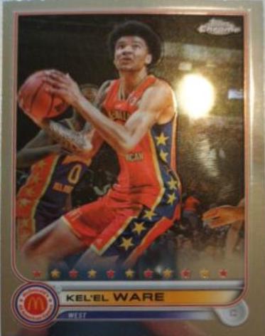 Kel'el Ware #23 Basketball Cards 2022 Topps Chrome McDonald's All-American
