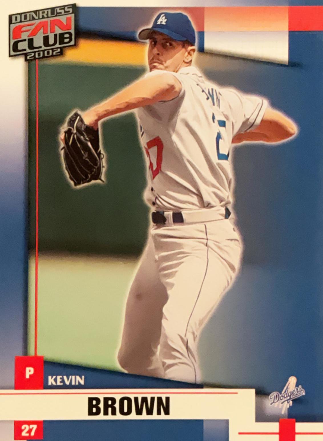 Kevin Brown #85 Baseball Cards 2002 Donruss Fan Club