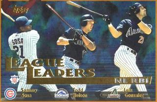 Sammy Sosa, Todd Helton, Luis Gonzalez