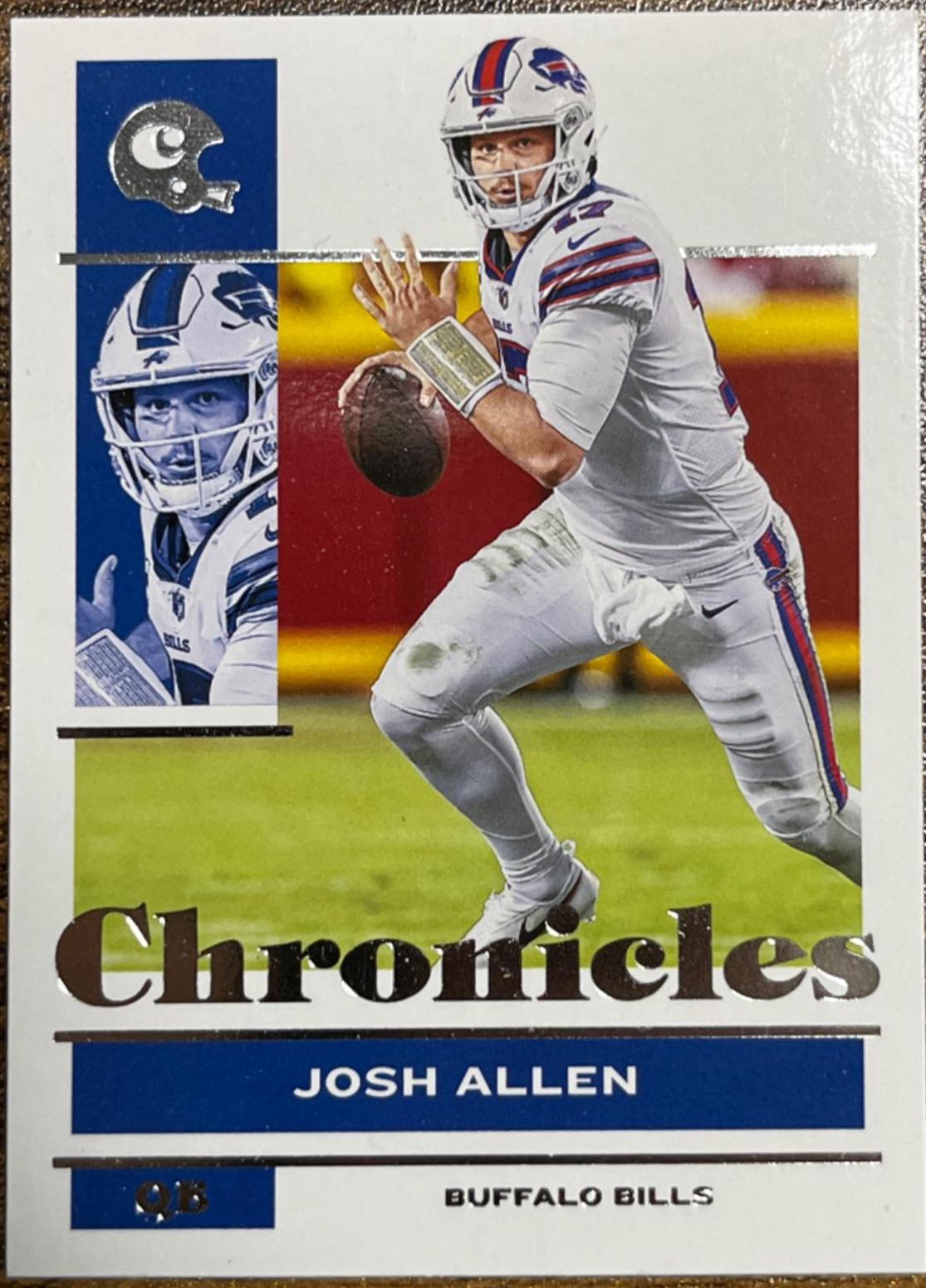 Josh Allen #10 Football Cards 2021 Panini Chronicles
