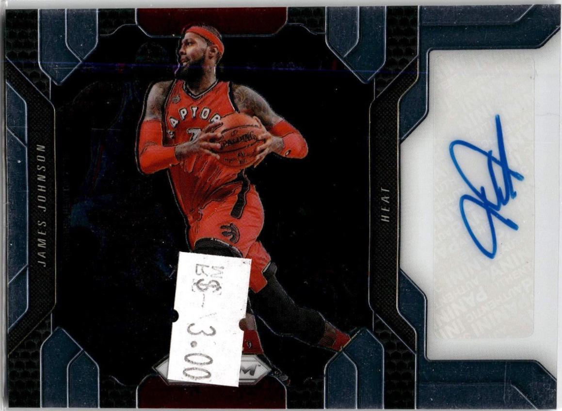 James Johnson #27 Basketball Cards 2016 Panini Prizm Autographs