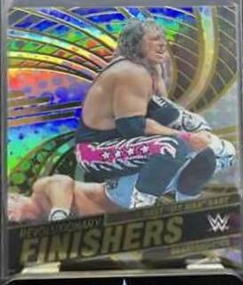 Bret 'Hit Man' Hart #8 Wrestling Cards 2023 Panini Revolution WWE Revolutionary Finishers