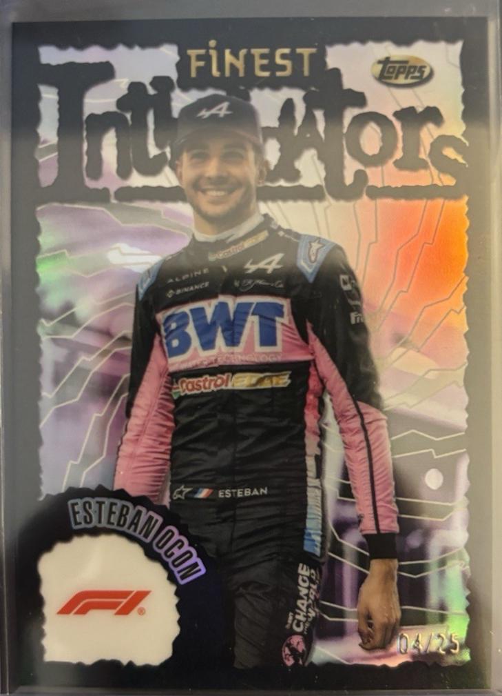 Esteban Ocon #OCO Racing Cards 2024 Topps Finest Formula 1 Intimidators