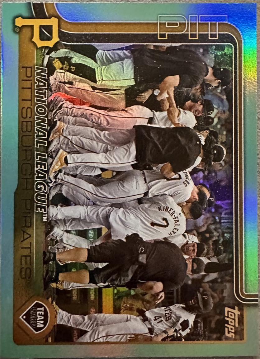 Pittsburgh Pirates [Aqua Rainbow Foil] #677