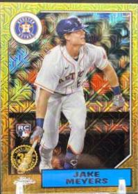 Jake Meyers #T87C2-55 Baseball Cards 2022 Topps Silver Pack 1987 Chrome Series 2