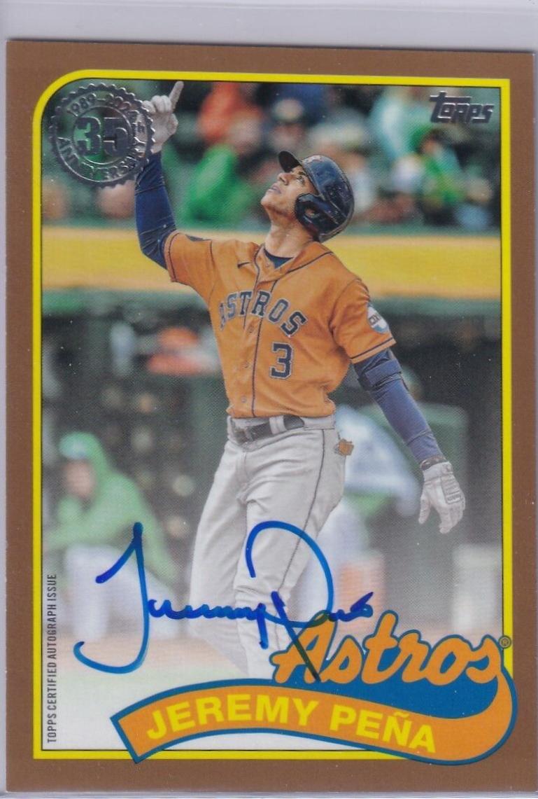 Jeremy Pena [Gold] #89BA-JP