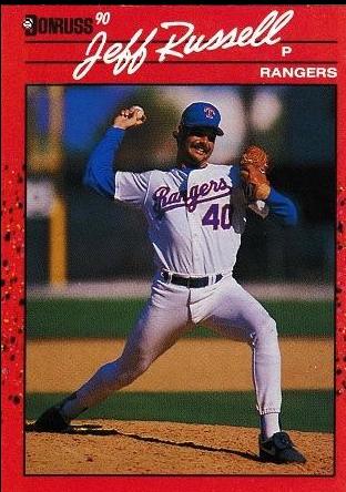 Jeff Russell #284 Baseball Cards 1990 Donruss