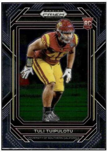 Tuli Tuipulotu #171 Football Cards 2023 Panini Prizm Draft Picks