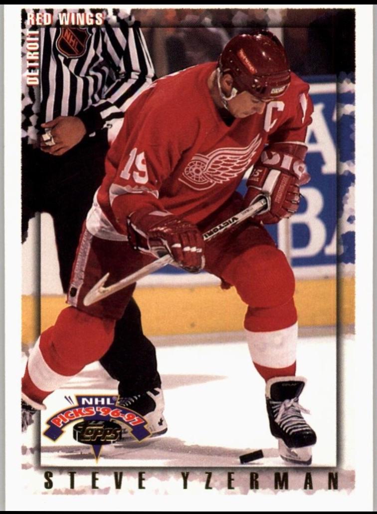 Steve Yzerman #31 1996 Topps NHL Picks