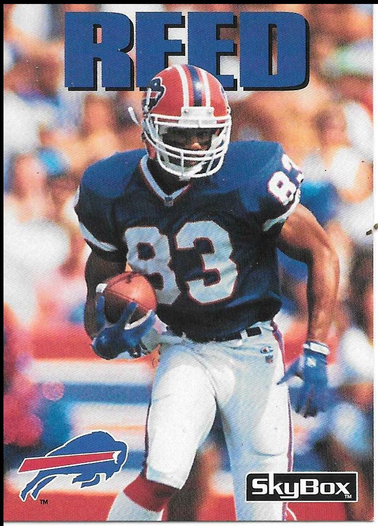 Andre Reed #54 1992 Skybox Impact Football