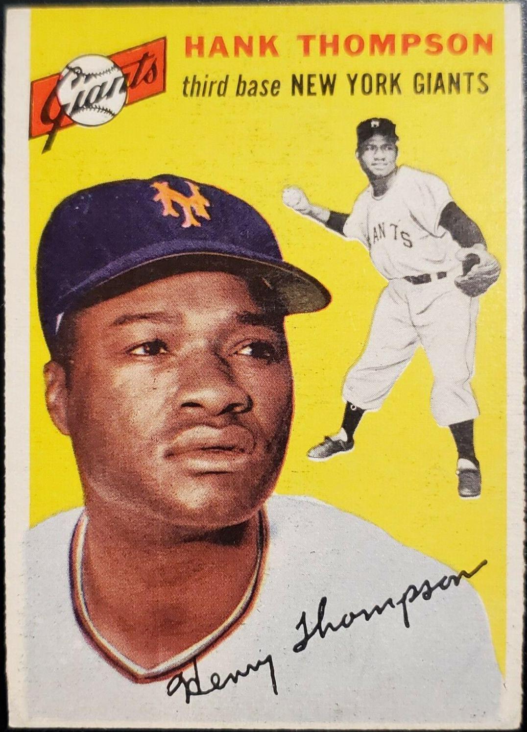 Hank Thompson #64 Baseball Cards 1954 Topps