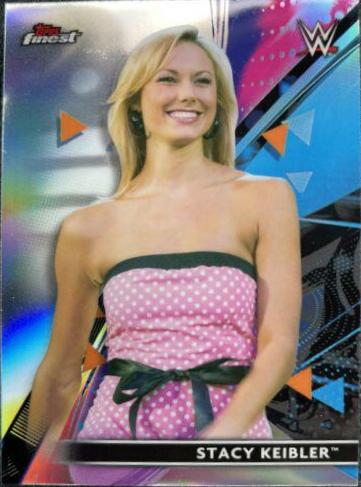 Stacy Keibler #122 Wrestling Cards 2021 Topps Finest WWE