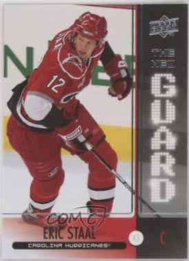 Eric Staal #NE-7 Hockey Cards 2008 Upper Deck the New Guard