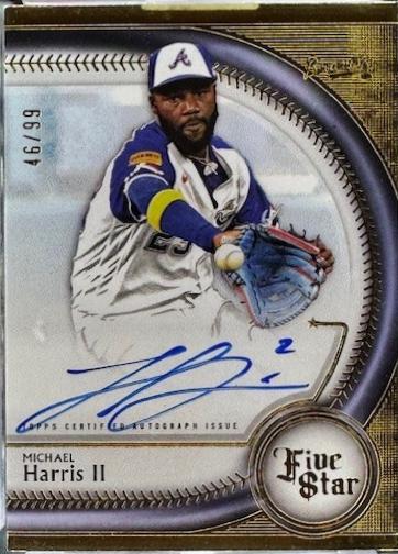 Michael Harris II #FSA-MHA 2025 Topps Five Star Autograph Baseball
