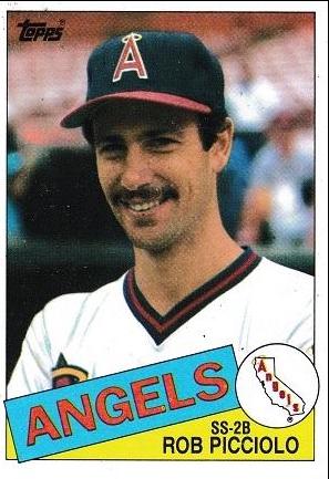 1985 Topps Rob Picciolo #756 card
