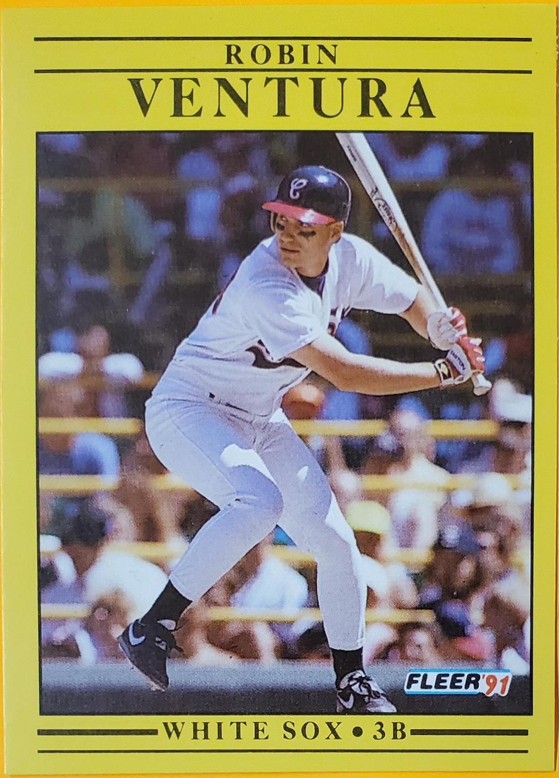 Robin Ventura #139 Baseball Cards 1991 Fleer