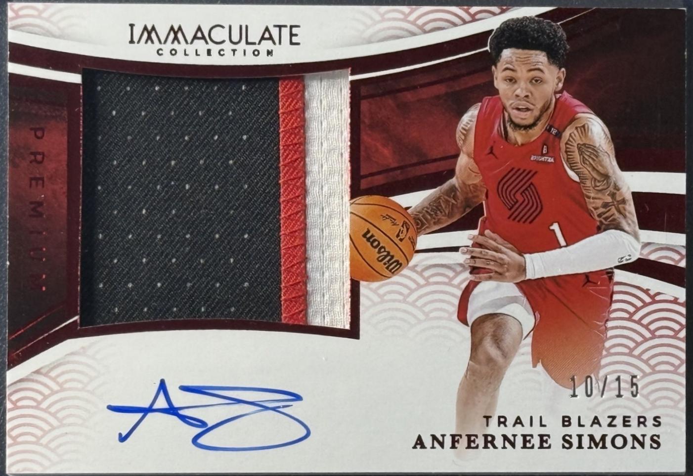 Anfernee Simons [International Red] #23