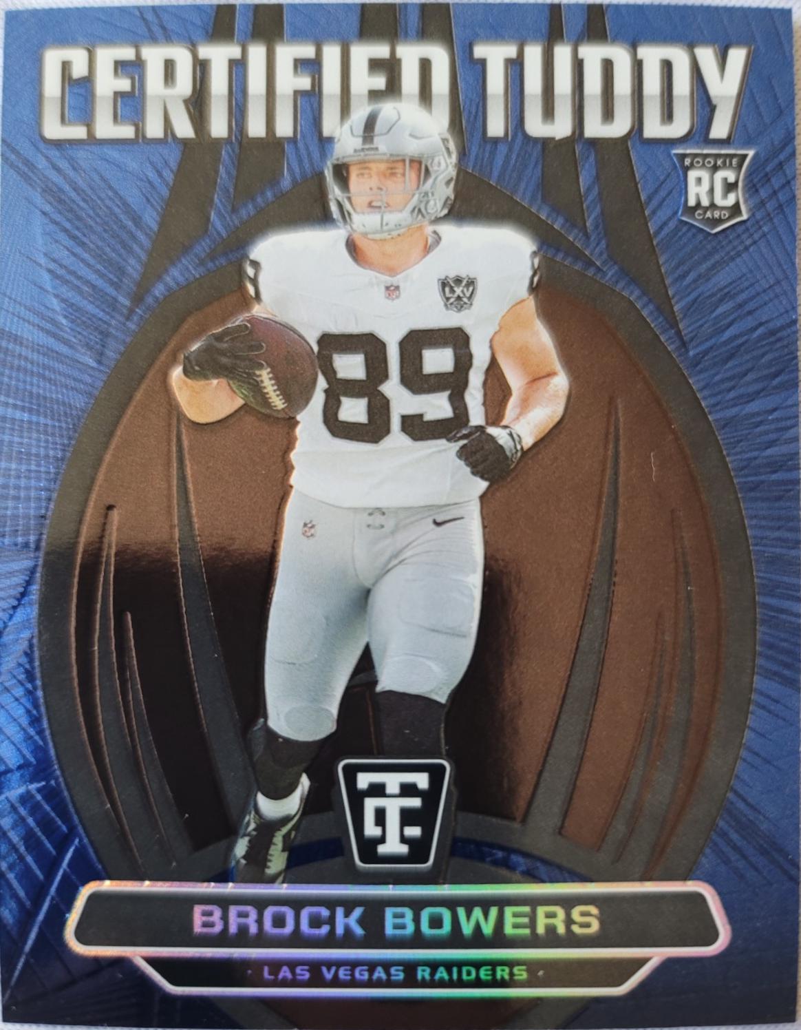 Brock Bowers #7 Football Cards 2024 Panini Totally Certified Tuddy