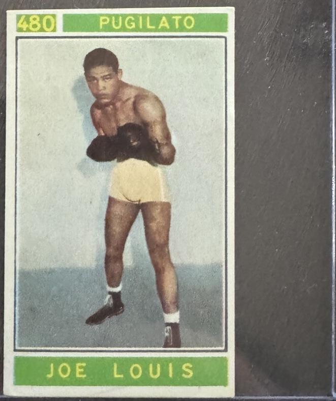 Joe Louis #480 Boxing Cards 1967 Panini