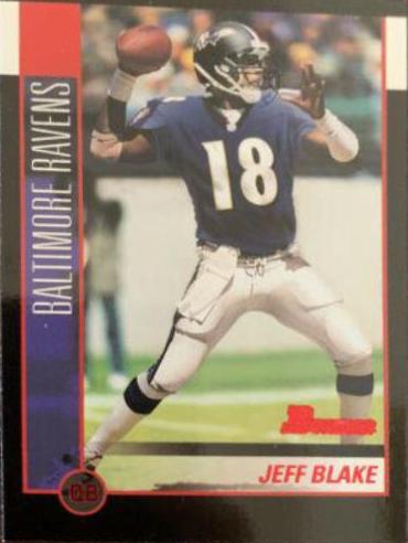 Jeff Blake #14 Football Cards 2002 Bowman