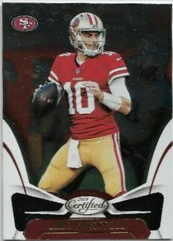 Jimmy Garoppolo #2 Football Cards 2018 Panini Certified
