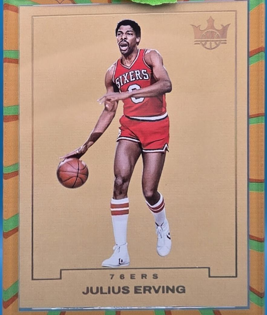 Julius Erving #23 Basketball Cards 2024 Panini Court Kings Blank Slate