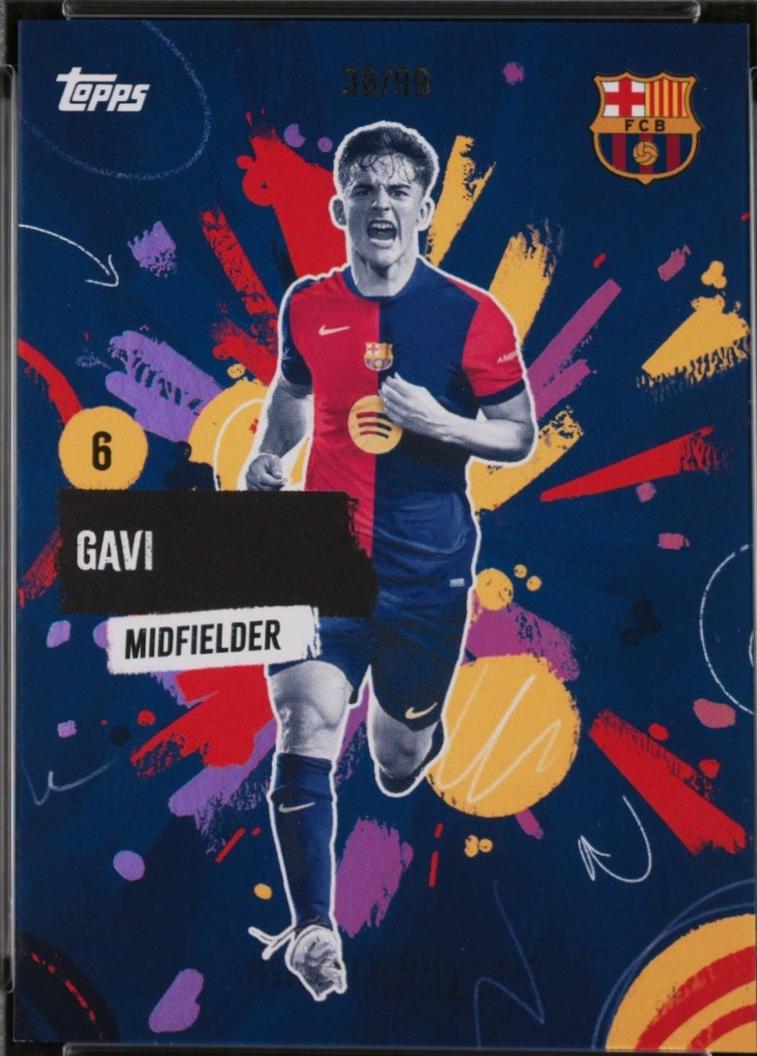 Gavi #28 2024 Topps Fc Barcelona Team Set Soccer