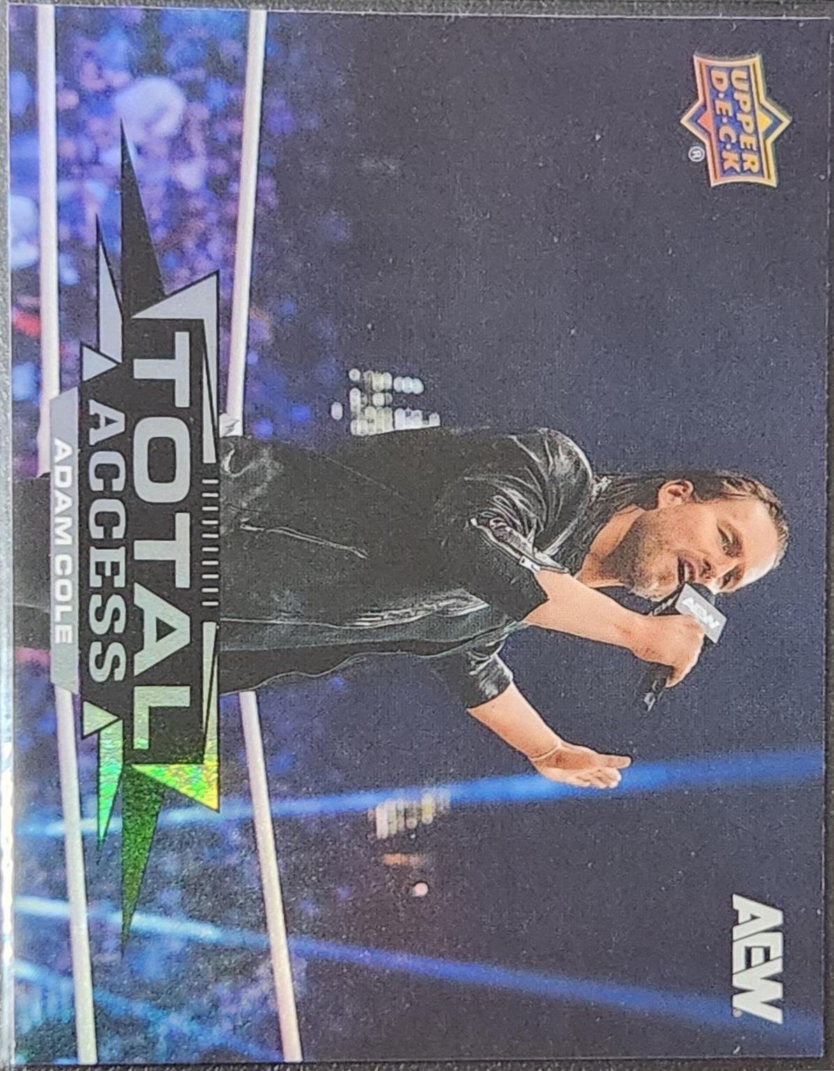 Adam Cole #TA-8 Wrestling Cards 2025 Upper Deck AEW Total Access