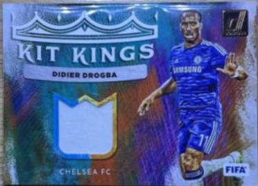 Didier Drogba #KK-DD Soccer Cards 2022 Panini Donruss Kit Kings