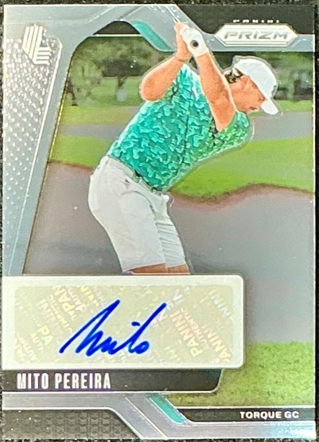 Mito Pereira #27 2025 Panini Prizm LIV Signature Golf