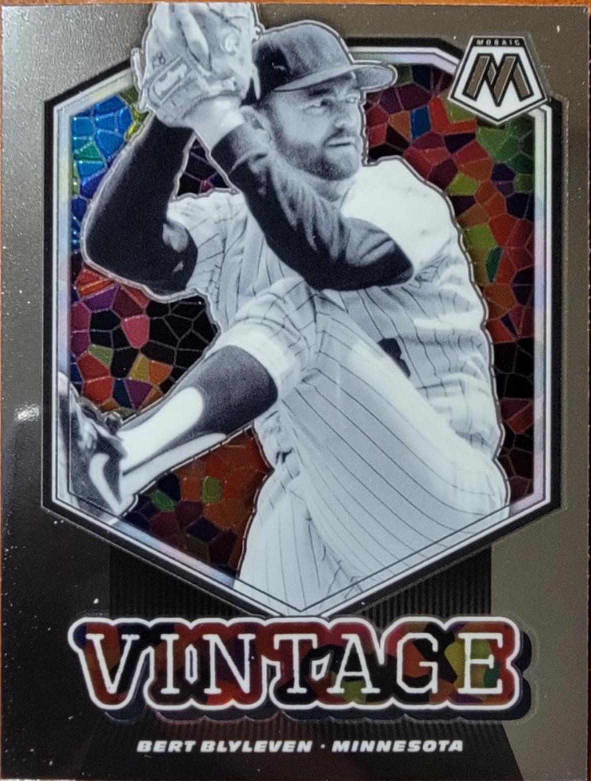 Bert Blyleven #V11 Baseball Cards 2021 Panini Mosaic Vintage