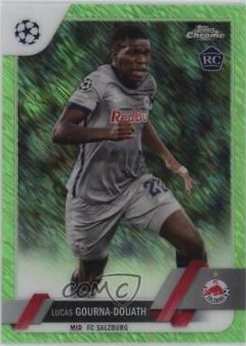 Lucas Gourna Douath #117 Soccer Cards 2022 Topps Chrome UEFA Club Competitions