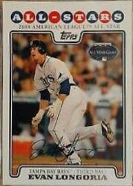 Evan Longoria #UH288 Baseball Cards 2008 Topps Update & Highlights
