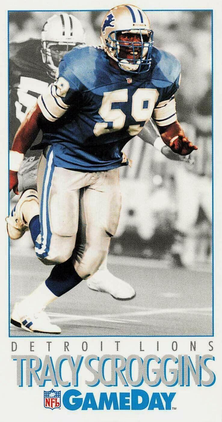 Tracy Scroggins #47 Football Cards 1992 Fleer Gameday