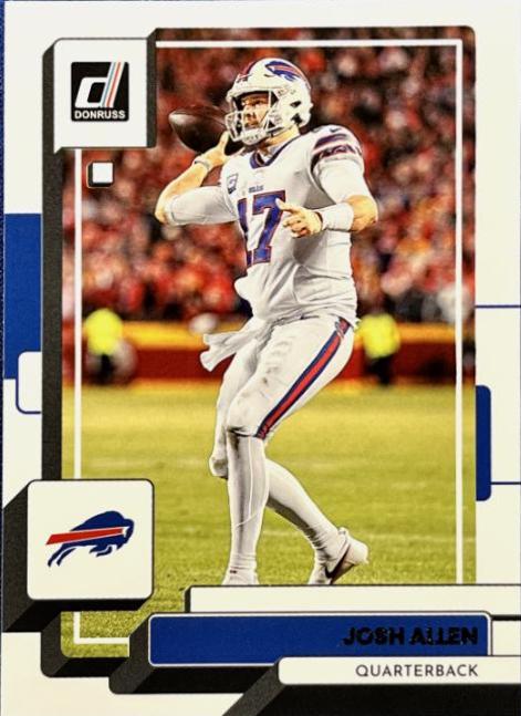 Josh Allen #116 Football Cards 2022 Panini Donruss