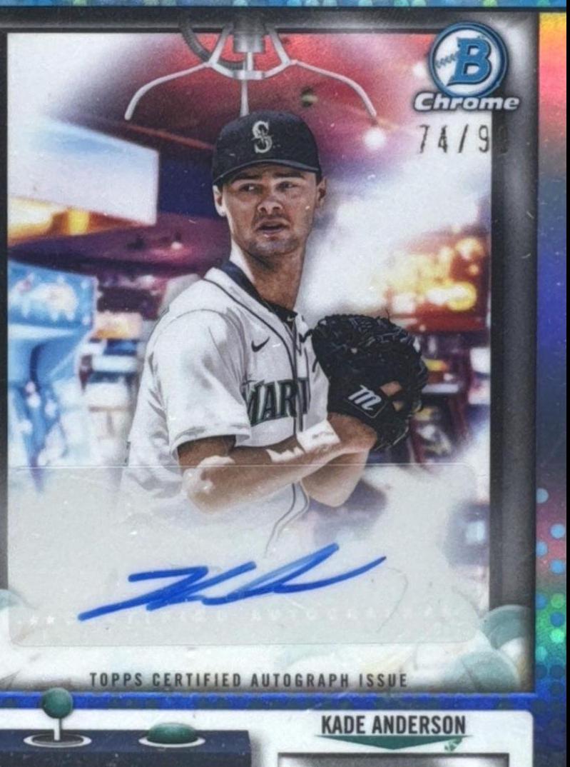 Kade Anderson #PPA-KA 2025 Bowman Draft Baseball Prized Prospects Autographs