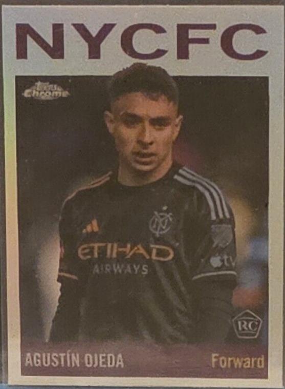 Agustin Ojeda #64T-9 Soccer Cards 2024 Topps Chrome MLS 1964 Football