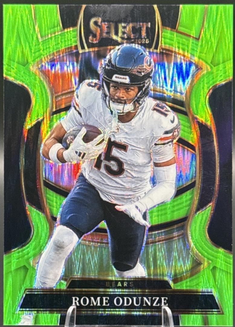 Rome Odunze [Neon Green Prizm Shock] #74