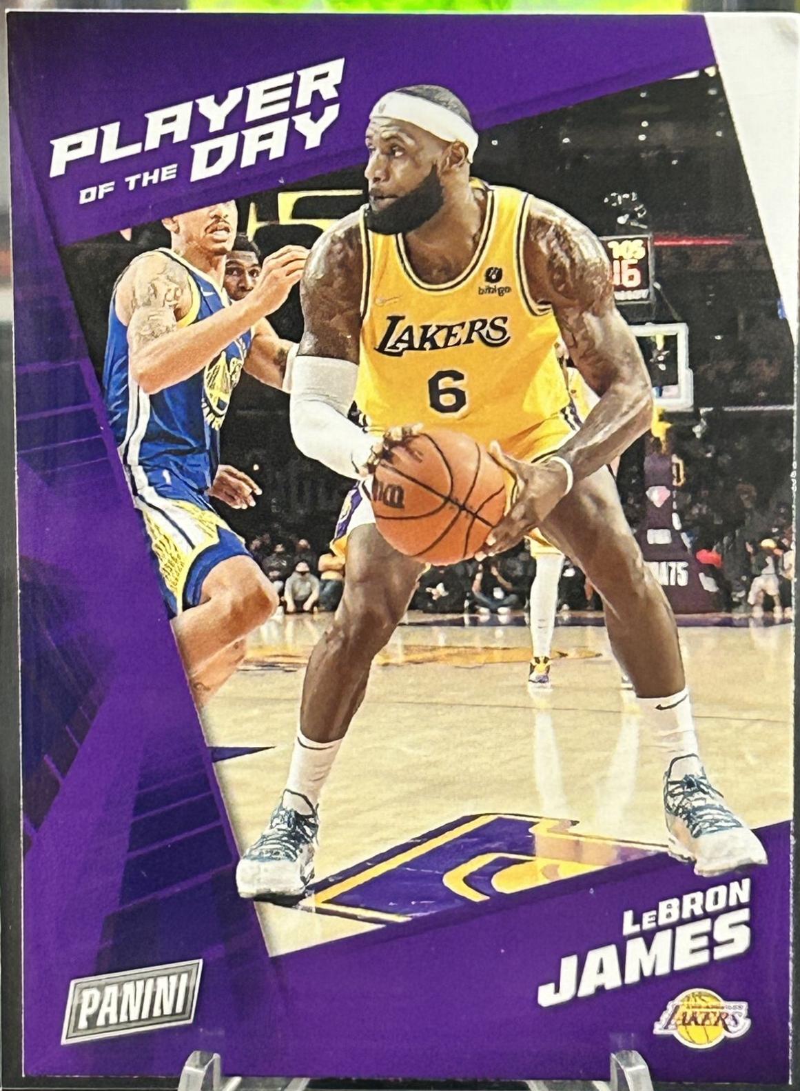 LeBron James #24 2021 Panini NBA Player Of The Day